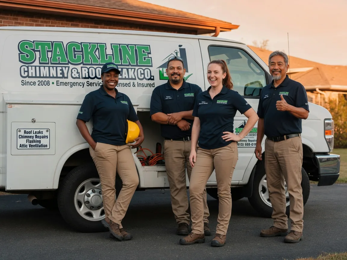 Chimney flashing repair company in Osseo, MI